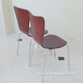 Modern simple dining room good chromed dining chair